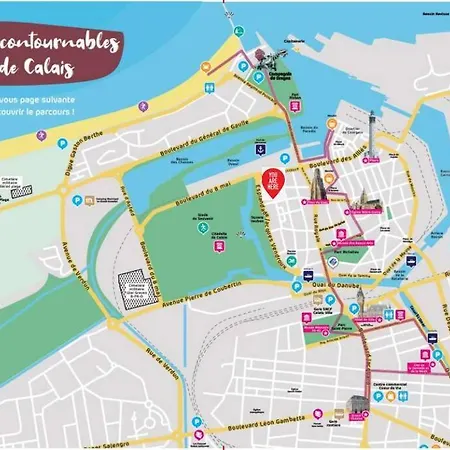 Chez Mathilde-appartement 2-calais Nord /citadelle * Calais